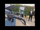 Première station de recharge électrique raccordée à des éoliennes