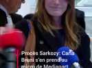 Procès Sarkozy: Carla Bruni s'en prend au micro de Mediapart