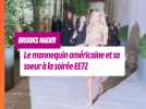 Le mannequin Brooks Nader et sa soeur Sarah Jane Nader à la soirée EE72 à Milan