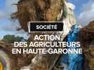 Action des agriculteurs en Haute-Garonne