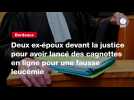 VIDEO. Deux ex-époux devant la justice pour avoir lancé des cagnottes en ligne pour une fausse leucémie
