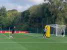 RC Lens : les gardiens à l'entraînement