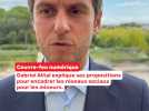 Couvre-feu numérique : Gabriel Attal explique pourquoi il veut mieux encadrer les réseaux sociaux pour les mineurs