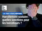 Harcèlement scolaire : quelles sont les sanctions pour les harceleurs ?