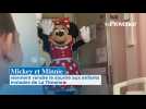 Mickey et Minnie viennent rendre le sourire aux enfants malades de La Timone