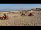 Le début du Beach Cross de Berck avec la course Espoirs