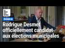 Candidature de Rodrigue Desmet maire de Roncq aux élections municipales