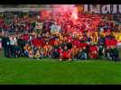 VIDÉO. Match des légendes du Mans FC : revivez la communion entre les joueurs et les supporters