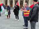 Rassemblement pour Gaza à Saint-Quentin