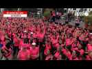 Une vague rose de près de 13 000 Joséphine déferle dans les rues de La Roche-sur-Yon