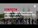 VIDÉO. Paris - Tours 2025. À quelle heure et sur quelle chaîne suivre la Classique des feuilles mortes ?