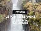 Paysage : Le pont d'Espagne et le Lac de Gaube