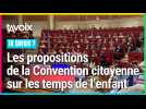 Les propositions de la Convention citoyenne sur les temps de l'enfant