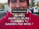 Colère des agriculteurs : nous avons demandé à de jeunes agriculteurs combien ils gagnent par mois