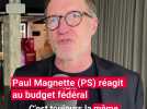 "Les travailleurs et les pensionnés paient 95% de la facture": Paul Magnette commente le budget fédéral