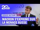 Service militaire volontaire : Macron s'exprime face à la « menace » russe