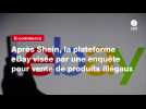 VIDEO. Après Shein, la plateforme eBay visée par une enquête pour vente de produits illégaux