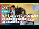 [TU SAVAIS ?] Ils ont participé à la cérémonie de ravivage de la flamme du soldat inconnu