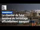 Dunkerque : le chantier du futur terminal de ferroutage inauguré
