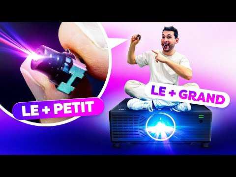 On a pu voir le PLUS PETIT vidéoprojecteur au MONDE ! (Visite chez Formovie)