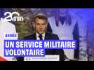 Emmanuel Macron annonce un nouveau service militaire volontaire