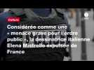 VIDEO. Considérée comme une « menace grave pour l'ordre public », la dessinatrice italienne Elena Mistrello expulsée de France