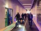 Piste cyclable sous le tunnel de la Comédie inauguré
