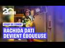 Rachida Dati se transforme en éboueuse