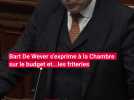 Bart De Wever répond à l'opposition : "Contrairement à ce qui a été insinué ici, je vais régulièrement à la friterie"