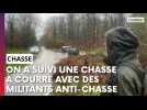 L'union a suivi une chasse à courre avec des militants anti-chasse