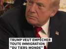 États-Unis: Trump veut empêcher toute immigration "du tiers-monde"