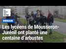 Les lycéens de Mousseron-Jurénil ont planté une centaine d'arbustes devant leur établissement, à Denain