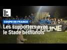 Coupe de France : les supporteurs du Stade Béthunois donnent de la voix