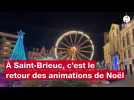 VIDÉO. Sous les lumières de Noël, il fait bon déambuler à Saint-Brieuc