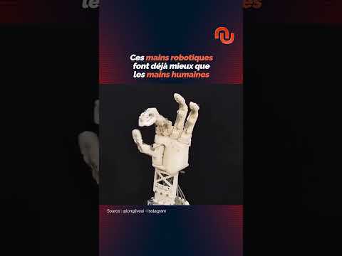 Ces mains robotiques sont MIEUX que des mains humaines ! #shorts