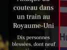 Attaque au couteau dans un train britannique : enquête et témoignages