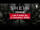 VIDEO. Les 5 infos France du 2 novembre 2025