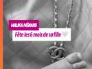 Malika Menard célèbre les 6 mois de sa fille