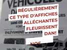 Arnaque : régulièrement ce type d'affiche alléchantes fleurissent dans nos villes