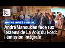 André Manoukian face aux lecteurs de La Voix du Nord, la vidéo intégrale