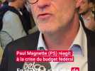 Paul Magnette sur le budget fédéral: "On ne fait que s'attaquer aux travailleurs, aux consommateurs, aux pensionnés"