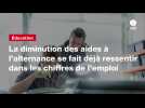 VIDEO. La diminution des aides à l'alternance se fait déjà ressentir dans les chiffres de l'emploi