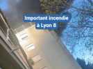 Important incendie à Lyon 8 ce samedi après-midi