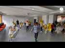 VIDEO. En Mayenne, parents et enfants ont dansé sur le thème du vent