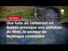 VIDEO. Une fuite de carburant en Suisse provoque une pollution du Rhin, le secteur de Huningue contaminé