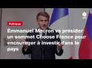 VIDEO. Emmanuel Macron va présider un sommet Choose France pour encourager à investir dans le pays