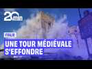 Un ouvrier décède après l'effondrement d'une tour en Italie