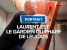 Laurent est le gardien du phare de Leucate