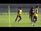Présent ce mardi à l'entraînement, Bouna Sarr se teste avec le FC Metz