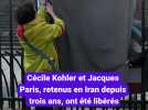 Cécile Kohler et Jacques Paris, retenus en Iran depuis trois ans, ont été libérés